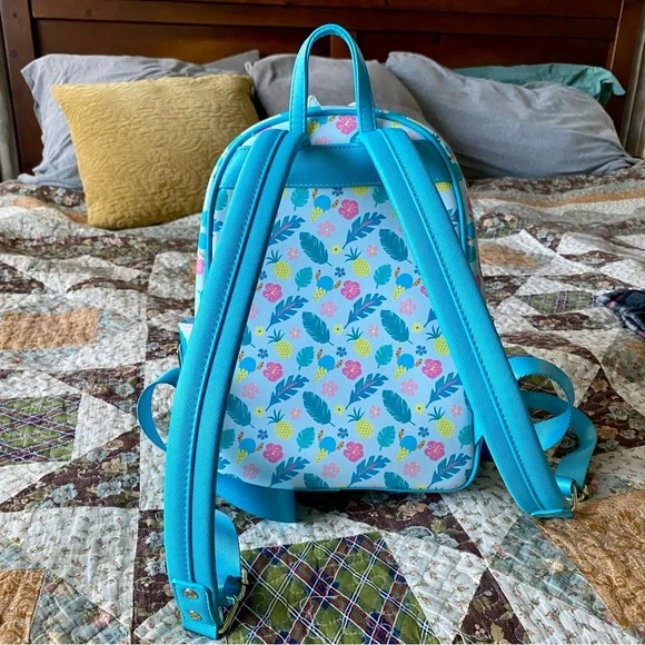Loungefly Disney Lilo & Stitch peekaboo Pineapple Mini Backpack aloha cute - Picture 5 of 9